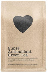 Super Antioxidant Green Tea, 45-60 Servings, Eco-Conscious Zip Pouch, Contains Caffeine, Pure Loose Leaf Tea Grown in America, 5.0 Ounce (Medium)
