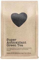 Super Antioxidant Green Tea, 45-60 Servings, Eco-Conscious Zip Pouch, Contains Caffeine, Pure Loose Leaf Tea Grown in America, 5.0 Ounce (Medium)