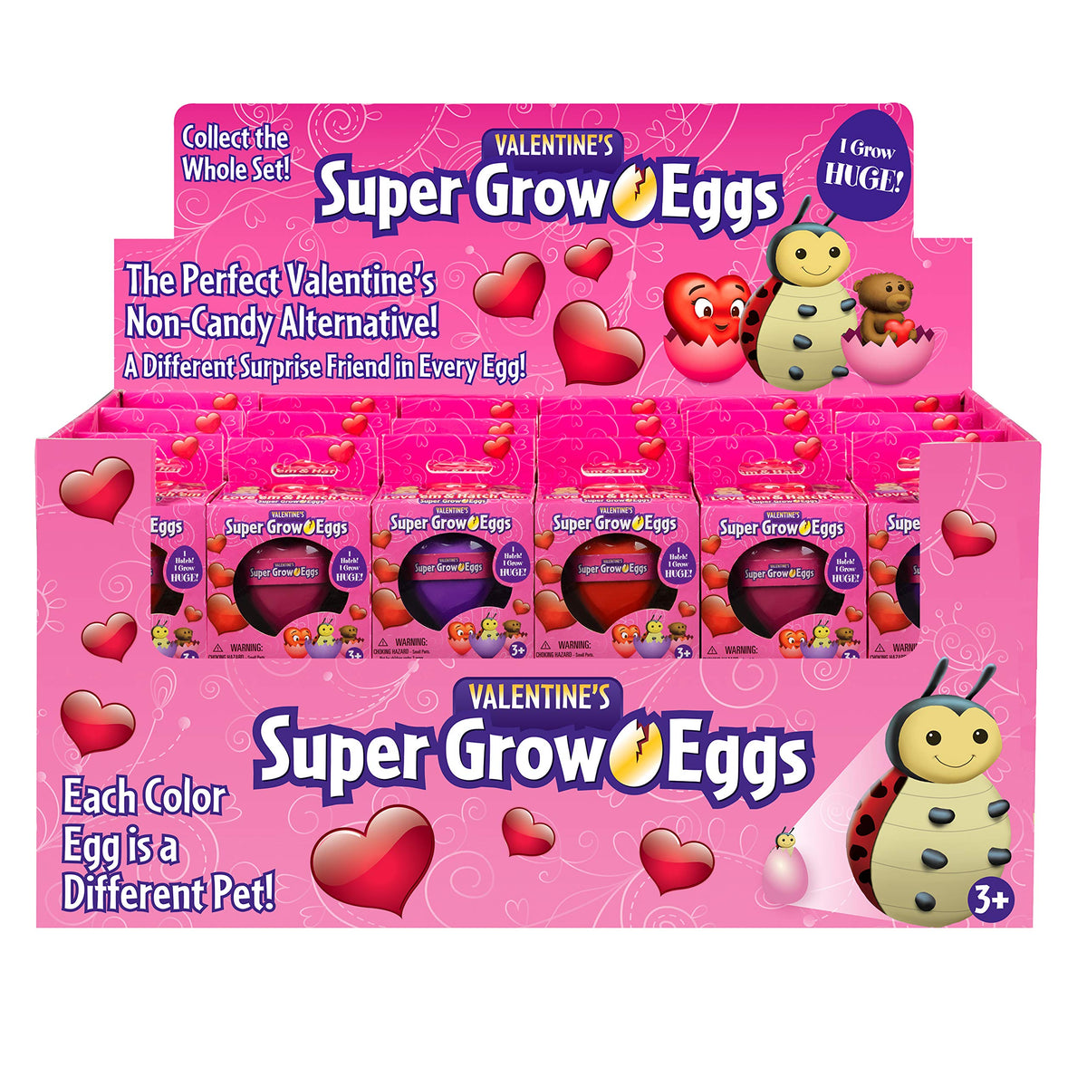 SCS Direct Valentine Eggs- 36 Pack- Put in Water and Watch Them Hatch