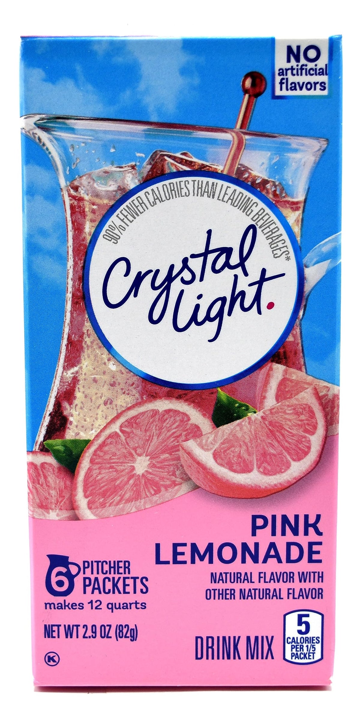 Crystal Light Pink Lemonade Drink Mix, 12-Quart 2.9-Ounce Box (Pack Of 18)