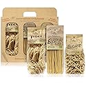 Morelli Busiate, Pici, and Bucatini Organic Pasta Variety Pack - Imported Italian Pasta Sampler - Specialty Assortment Includes Three-17.6 oz Packages
