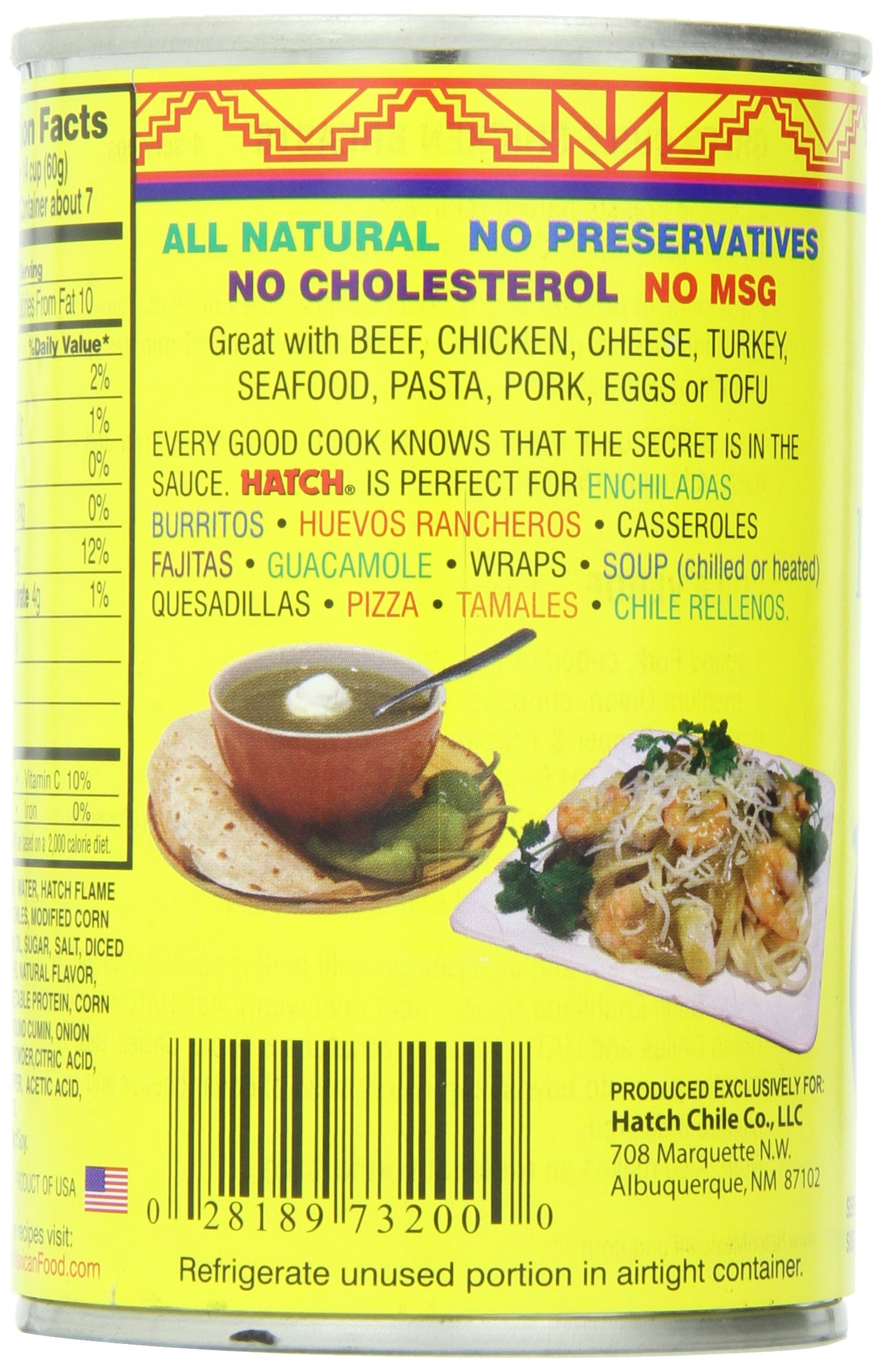 Hatch Green Chile Enchilada Sauce, Medium, 15 Ounce (Pack of 12)