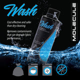 Molecule Wash Performance Apparel Detergent | Concentrated Liquid Laundry Soap for Technical Fabrics & Sports Gear | Fresh Scent | 1 Gallon