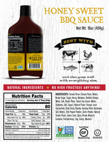 Rufus Teague's Honey Sweet BBQ Sauce, 15.25 OZ