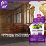 OdoBan Professional Disinfectant and Odor Eliminator Ready-to-Use Spray, Made in the USA, Lavender Scent, 4-Pack, 32 Ounces Each