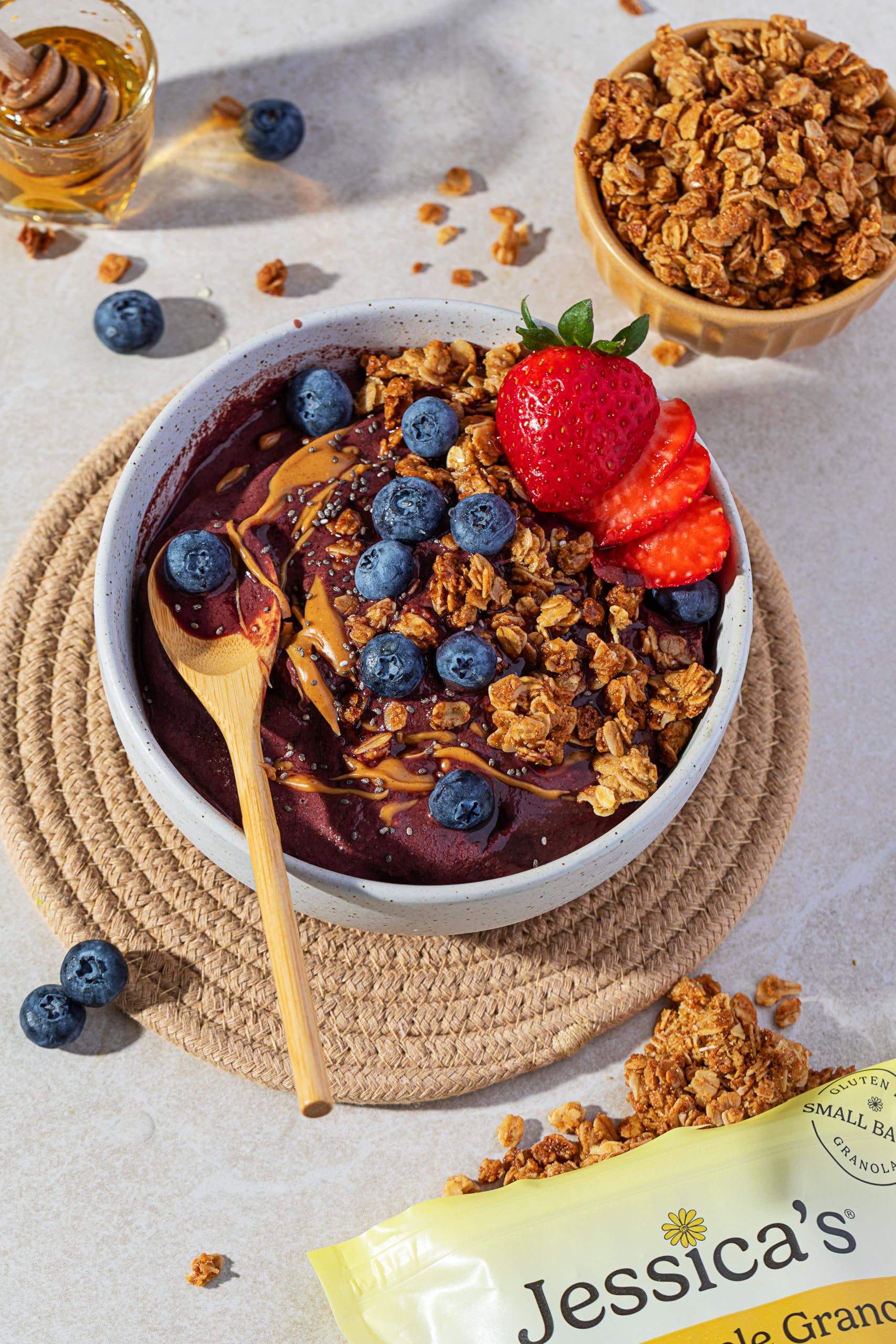 Jessica’s Vanilla Maple Granola - Handmade, Non-GMO, Gluten-Free, Whole Grain, 11oz