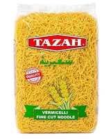 Tazah Vermicelli Noodles 15.87oz (450g) - Delicious, Nutritious, Quick-Cooking, Versatile Pasta - Ideal for Soups, Salads, Stir-Fry Dishes - Authentic