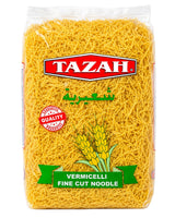 Tazah Vermicelli Noodles 15.87oz (450g) - Delicious, Nutritious, Quick-Cooking, Versatile Pasta - Ideal for Soups, Salads, Stir-Fry Dishes - Authentic