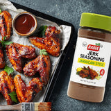 Badia Jerk Seasoning Jamaican Style, 5 oz - Bold Spicy Caribbean Blend, Dry Rub for Grilling Chicken, Pork, Seafood - Gluten Free, No MSG
