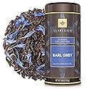 Teabloom Kosher Certified Earl Grey Loose Leaf Tea, Classic Assam Tea With Blue Cornflower Petals, 3.88 Ounce Canister Makes 35-50 Cups