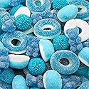 Blue Candy Mix | 1-Pound Bag | Blue Raspberry Candy | Sweet & Sour Gummies for Gender Reveal | Baby Shower Party Favors for Boy | Gummi Bears