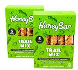 NON GMO & Gluten Free | Honey Bar Trail Mix | 2 Pack - 10 Bars Total