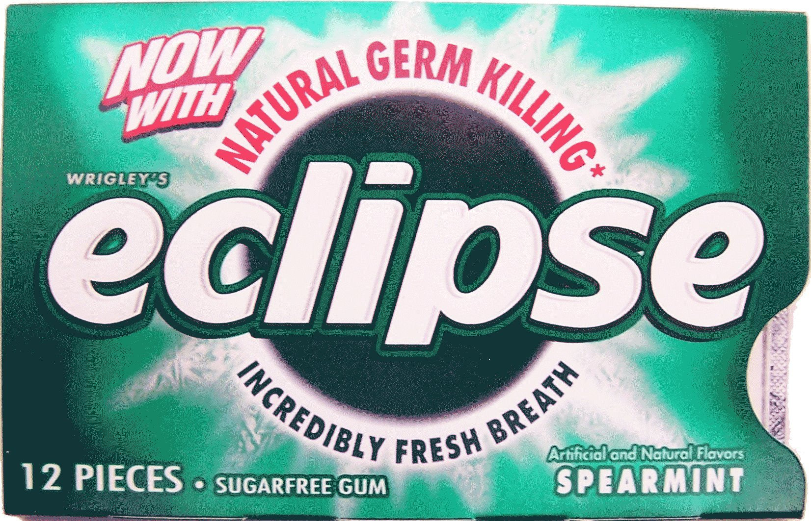 Eclipse Sugar Free Spearmint Gum, 12-Count