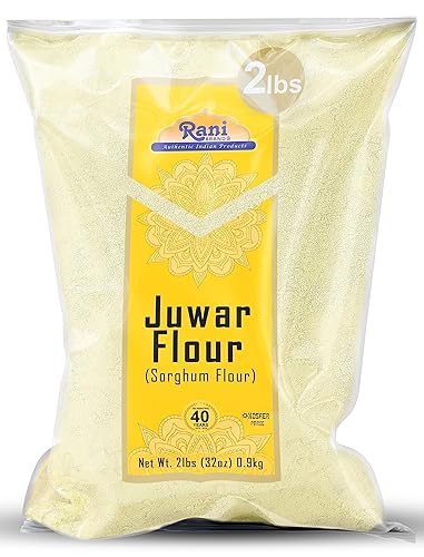 Rani Juwar (Sorghum) Flour 32oz (2lbs) 908g ~ All Natural | Vegan | Gluten Friendly | NON-GMO | Kosher | Indian Origin