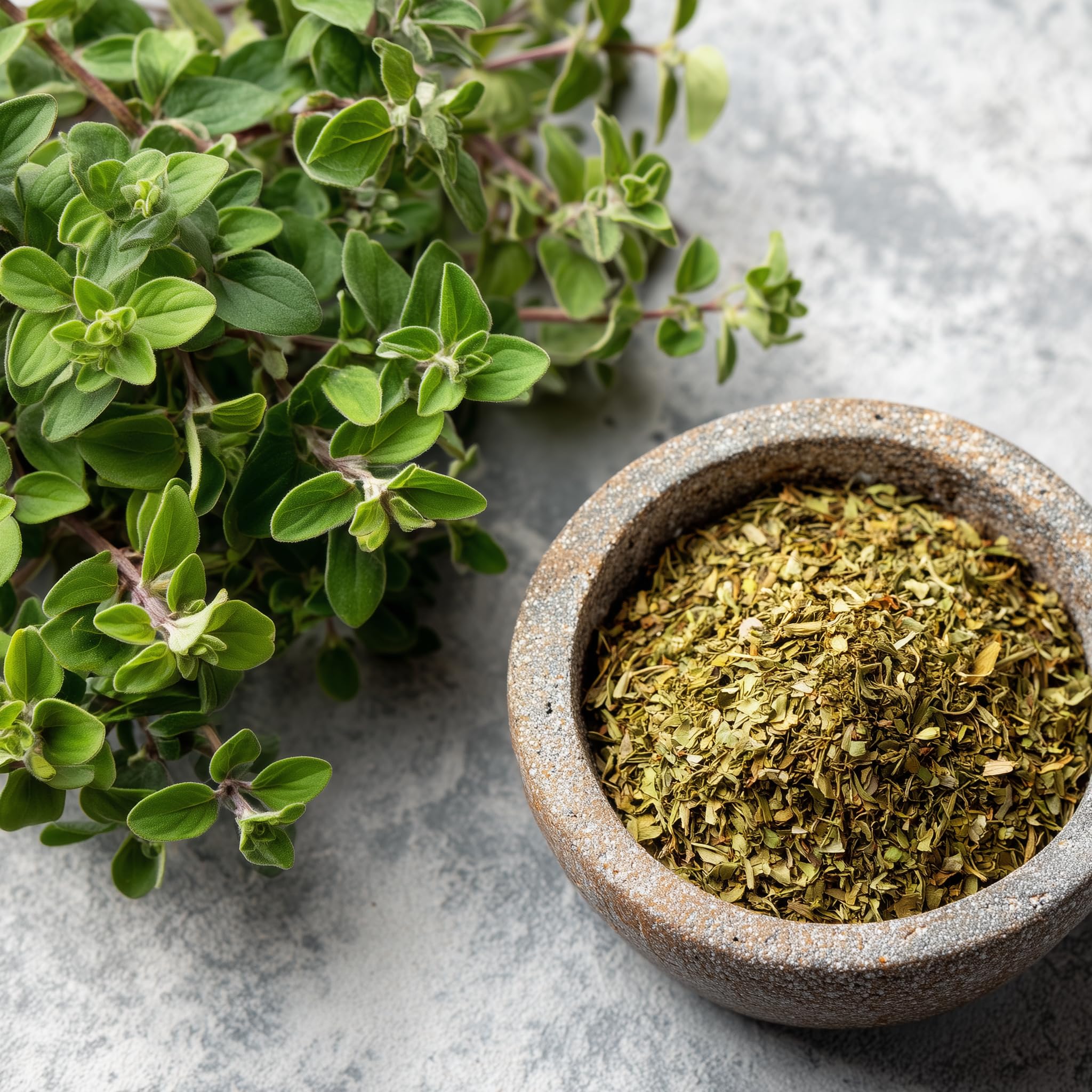SavorSatch Marjoram Leaves - 2 oz Resealable Stand-Up Pouch | Whole Dried Marjoram Herb for Cooking, Seasoning & Spice Blends