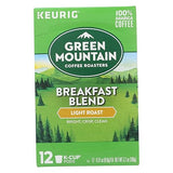 Green Mountain Coffee Keurig Single-Serve K-Cup Pods, Breakfast Blend Light Roast Coffee, 12 Count