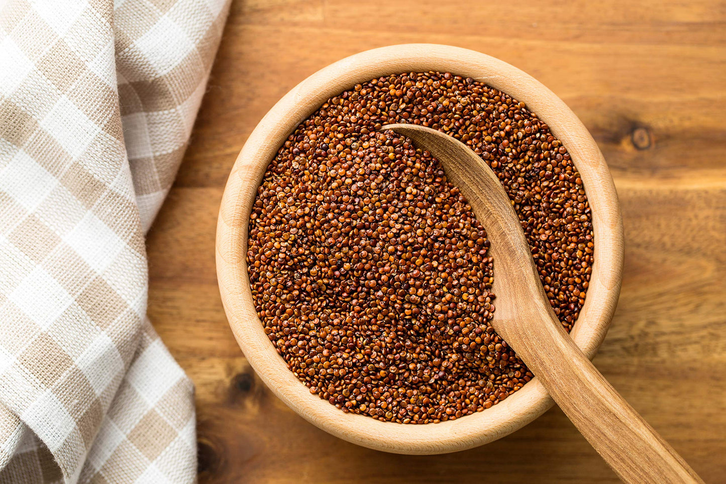 Food to Live Organic Red Quinoa, 5 Pounds - Non-GMO, Whole Grain, Kosher, Vegan, Sirtfood, Bulk. Quick-Cooking Grain. Great Replacement for Rice and Pasta.