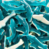 Blue Sharks Gummy Candy | 2-Pound Bag | Gummy Fish | Blue Raspberry Flavor | Shark Candy for Parties, Buffets, Goodie Bags, and Ocean Themed Events |