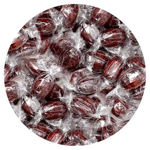 Root Beer Barrels Hard Candy - 2lb Bulk Bag (Approximately 130 pcs) - Old Fashioned Hard Candy - Individually Wrapped Bulk Candy - The Hampton Popcorn