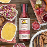 Louisiana Pepper Exchange Strawberry Chipotle BBQ and Jalapeno Peach Lime Hot Sauce Set, Gluten-Free, 12 Fl Oz, 2-Pack