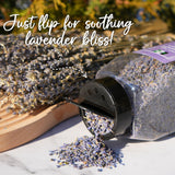 NPG Freeze Dried Lavender Flowers 4 Oz, Culinary Grade Lavender Buds for Tea, Baking, DIY Soap, Candle Making, Potpourri, Natural Fragrance Sachets