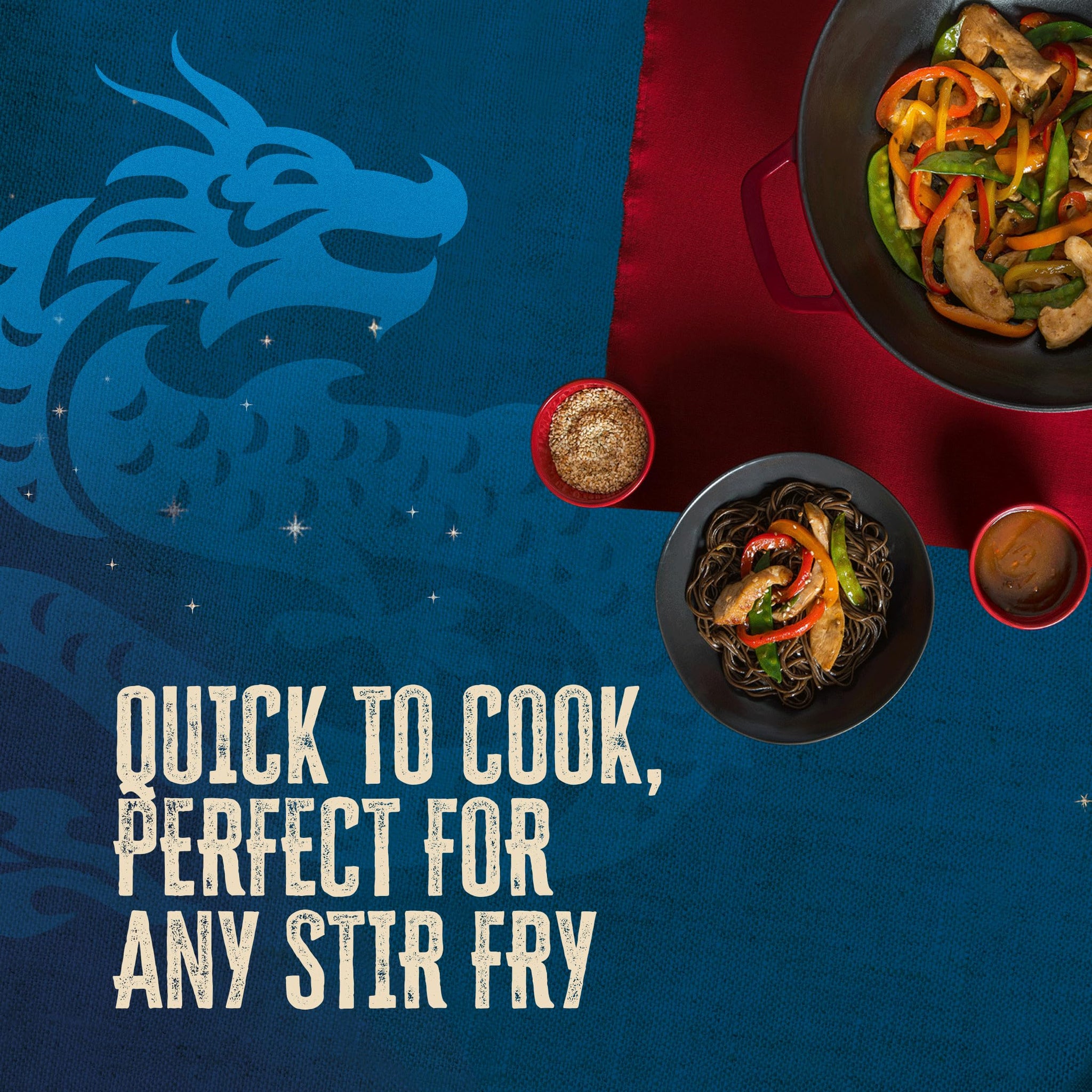 Blue Dragon General Tao Stir Fry Sauce - 3.8oz Pouch (Pack of 1)- Sweet & Spicy Rice Vinegar, Soy & Hot Chili Based Sauce for General Tso-Style Dishes