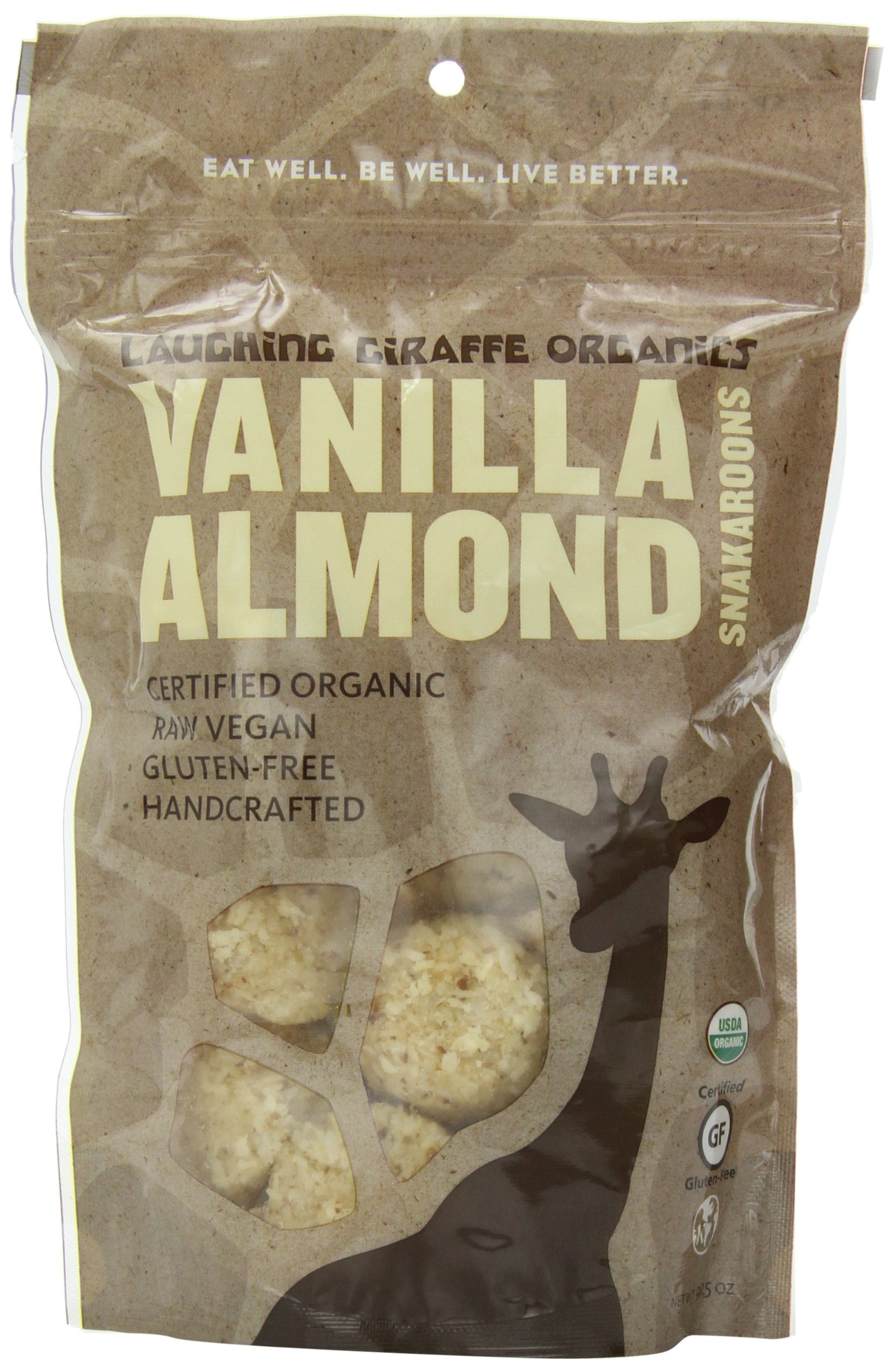 Laughing Giraffe Vanilla Almond Snakaroon, 9.2500-Ounce