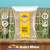 Rani Kodri (Polished Kodo Millet Seeds) Ancient Grains 800g (28oz) ~ All Natural | Gluten Friendly | NON-GMO | Kosher | Vegan | Indian Origin (Varagu/Kodra/Harka)
