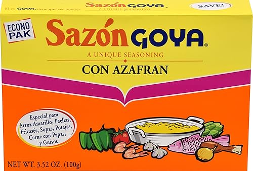 Goya Sazón Seasoning With Azafran, 3.52 Oz Box