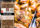 Garlic Festival Black Pepper & Garlic Seasoning Net Wt. 1 lb. 2 oz.