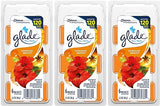 Glade Wax Melts Air Freshener - Hawaiian Breeze - 6 Count Wax Melts Per Package - Net Wt. 2.3 OZ (66 g) Per Package - Pack of 3 Packages