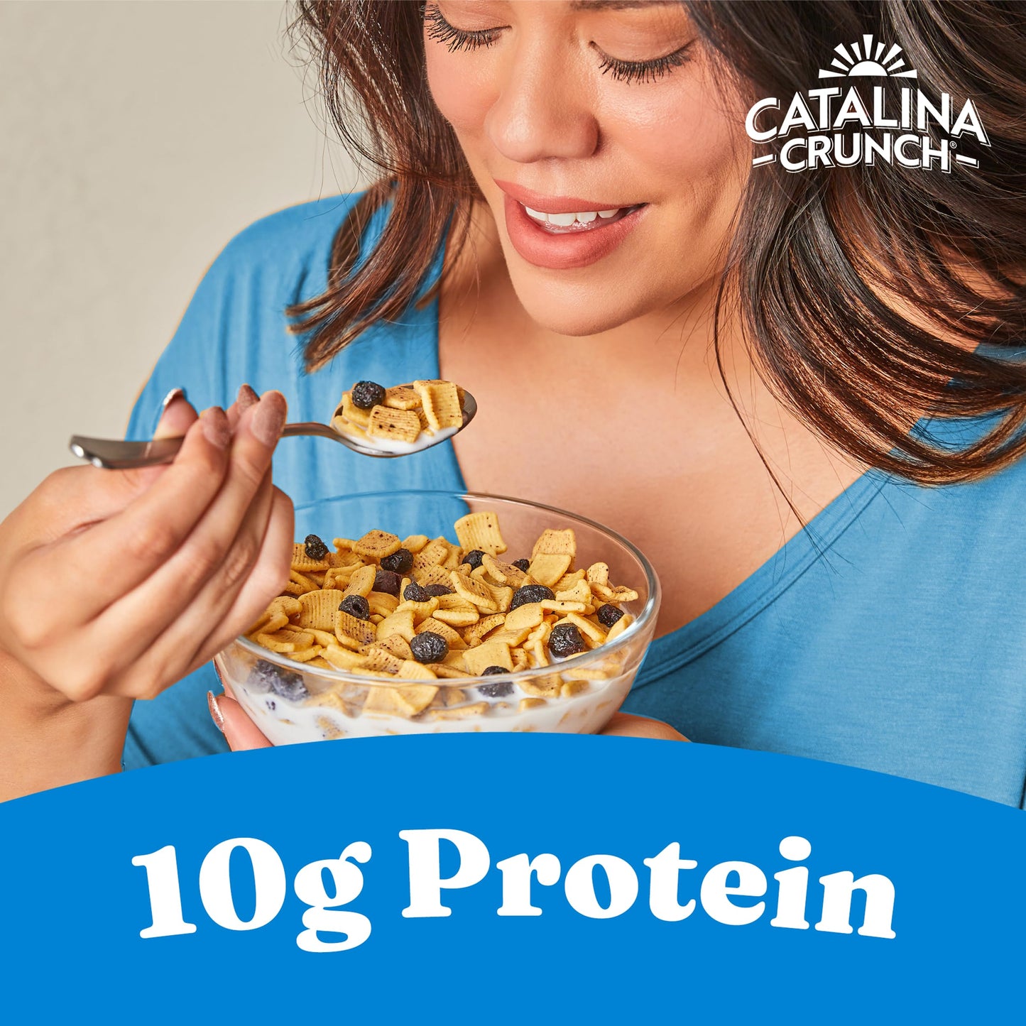 Catalina Crunch Protein Cereal | Breakfast Cereal with 10g of Protein, No Added Sugar | Gluten Free, Keto Friendly | Variety Pack Blueberry Muffin