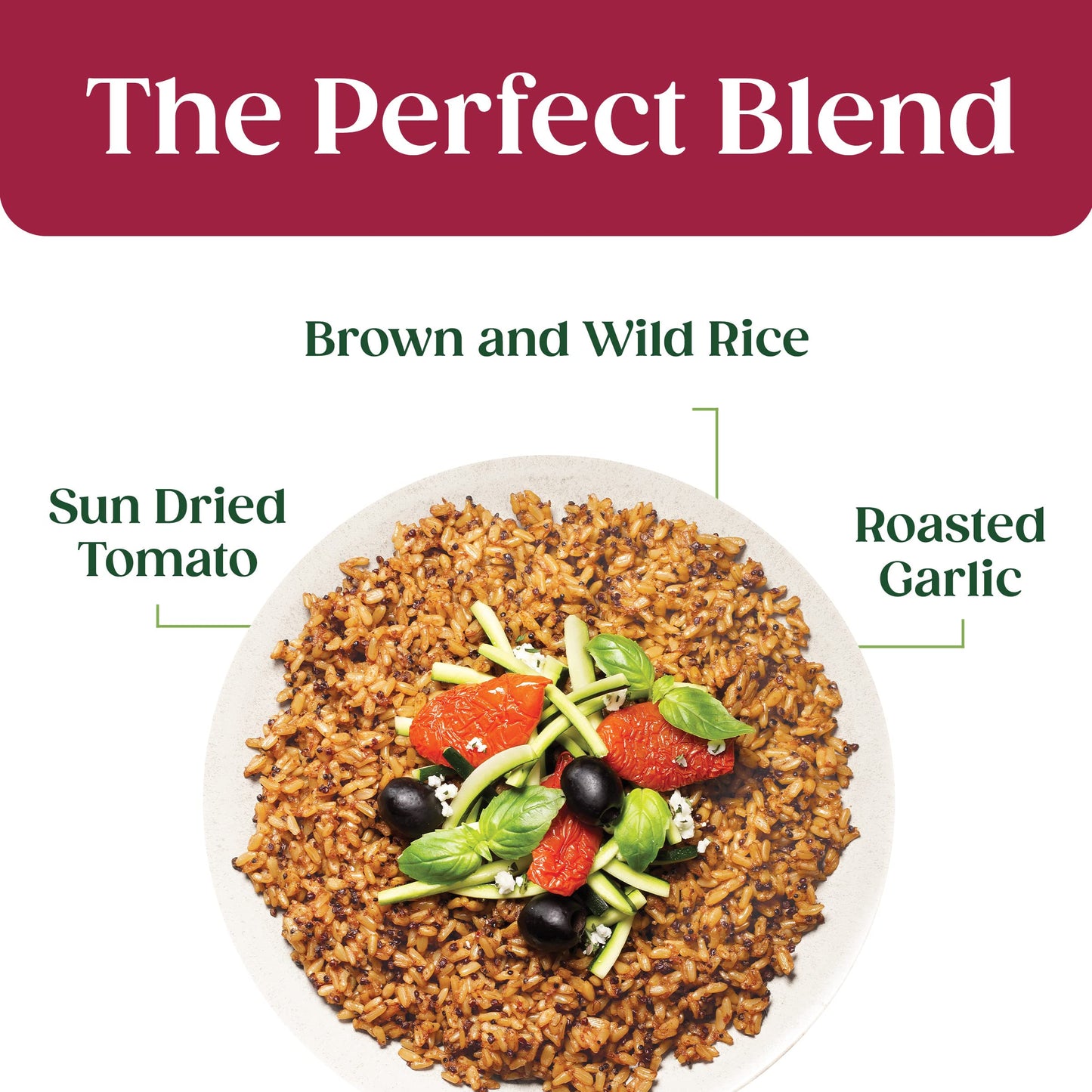 SEEDS OF CHANGE Certified Organic Brown and Wild Rice with Tomato & Roasted Garlic, Organic Food, 8.5 OZ Pouch