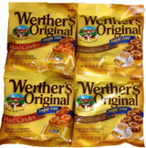 Werther's Original Sugar Free Hard Candies Bundle - Hard Candy & Caramel Coffee Flavored, Individually Wrapped Sugar-Free Treats for Halloween