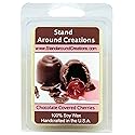 100% All Natural Soy Wax Melt Tart - Chocolate Covered Cherries: Sweet Maraschino Cherries smothered in Milk Chocolate, with a Dry Down of French