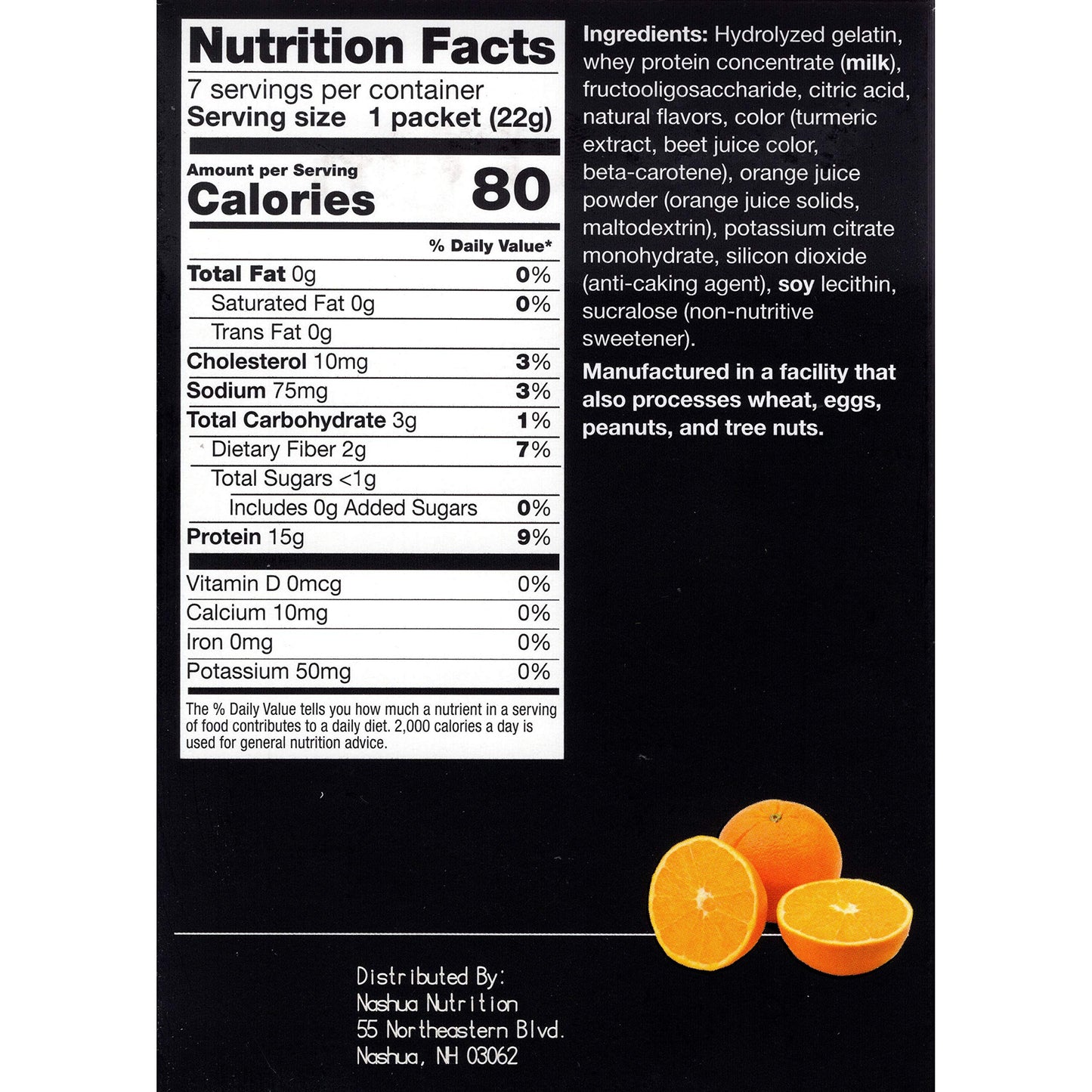 Proti-Thin Orange Fruit High Protein Drink Mix - Instant Refreshment with Natural Flavors | Low Calorie & Low Carb, Fat & Sugar-Free, Gluten-Free |