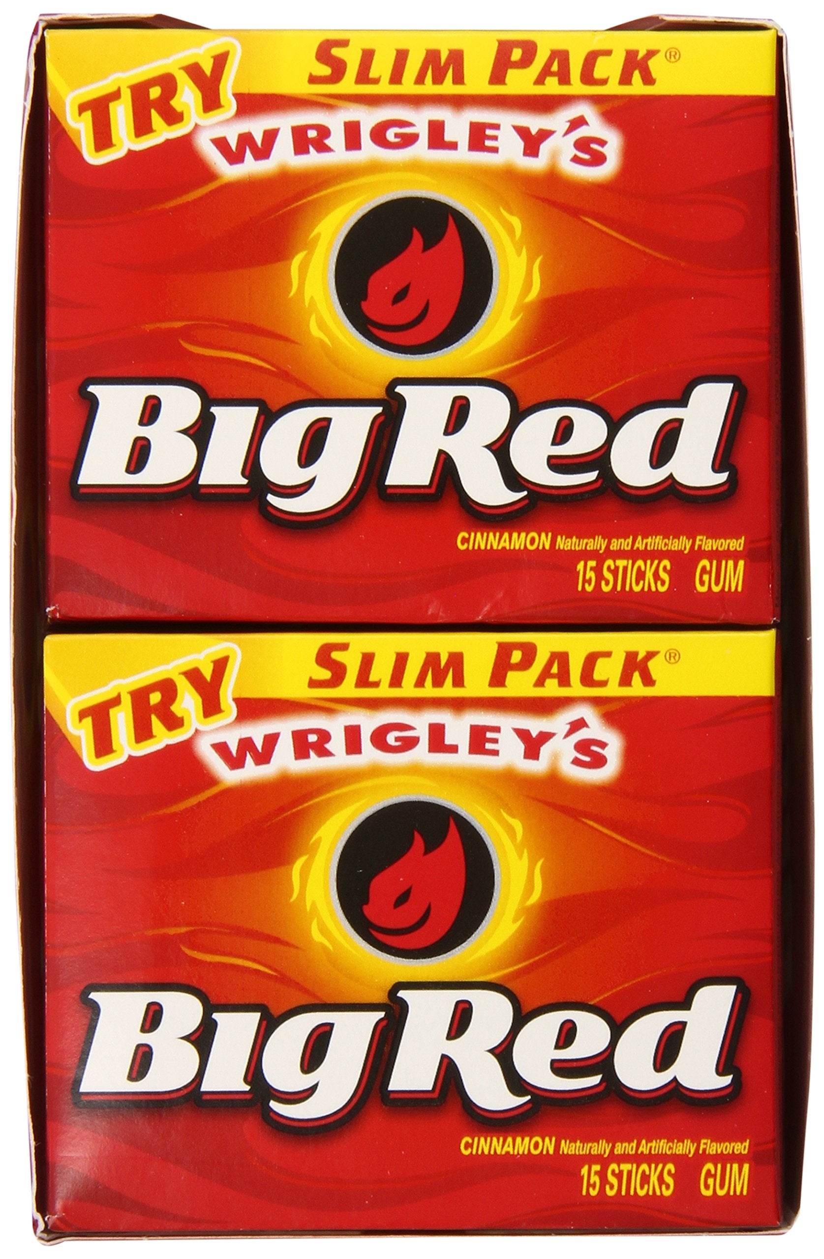 Wrigleys Big Red, 15-Count (Pack of 10)