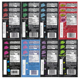 Popping Candy Variety Pack Bundle. Includes Twenty-Four - 0.33 Oz Pop Rocks Candy and a Zombibites Fridge Magnet! Three Each of Eight Fruity Flavors