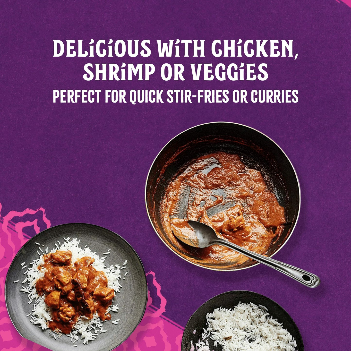 Patak’s Jalfrezi Simmer Sauce - Tomato-Based Curry Sauce with Green and Red bell pepper, Spices - Gluten-Free & Vegan Mild Indian Sauce - Perfect