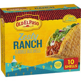 Old El Paso Stand 'N Stuff Taco Shells, Zesty Ranch, Gluten Free Crunchy Corn Taco Shells, 10 Ct, 5.4 oz
