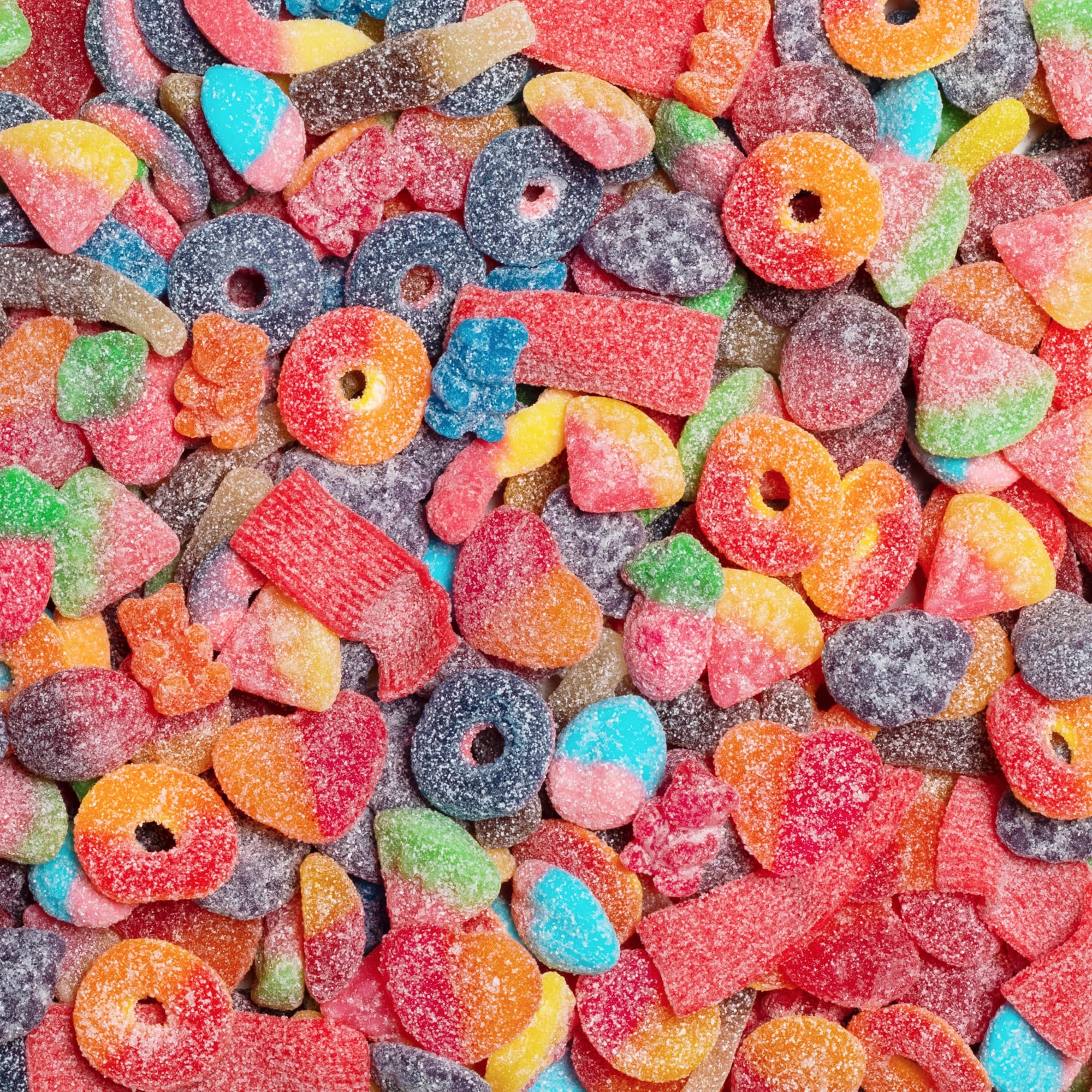 Mondoux Sweet Sixteen Sweet and Sour Gummy Candies, 1kg/35.3 oz., Imported from Canada)