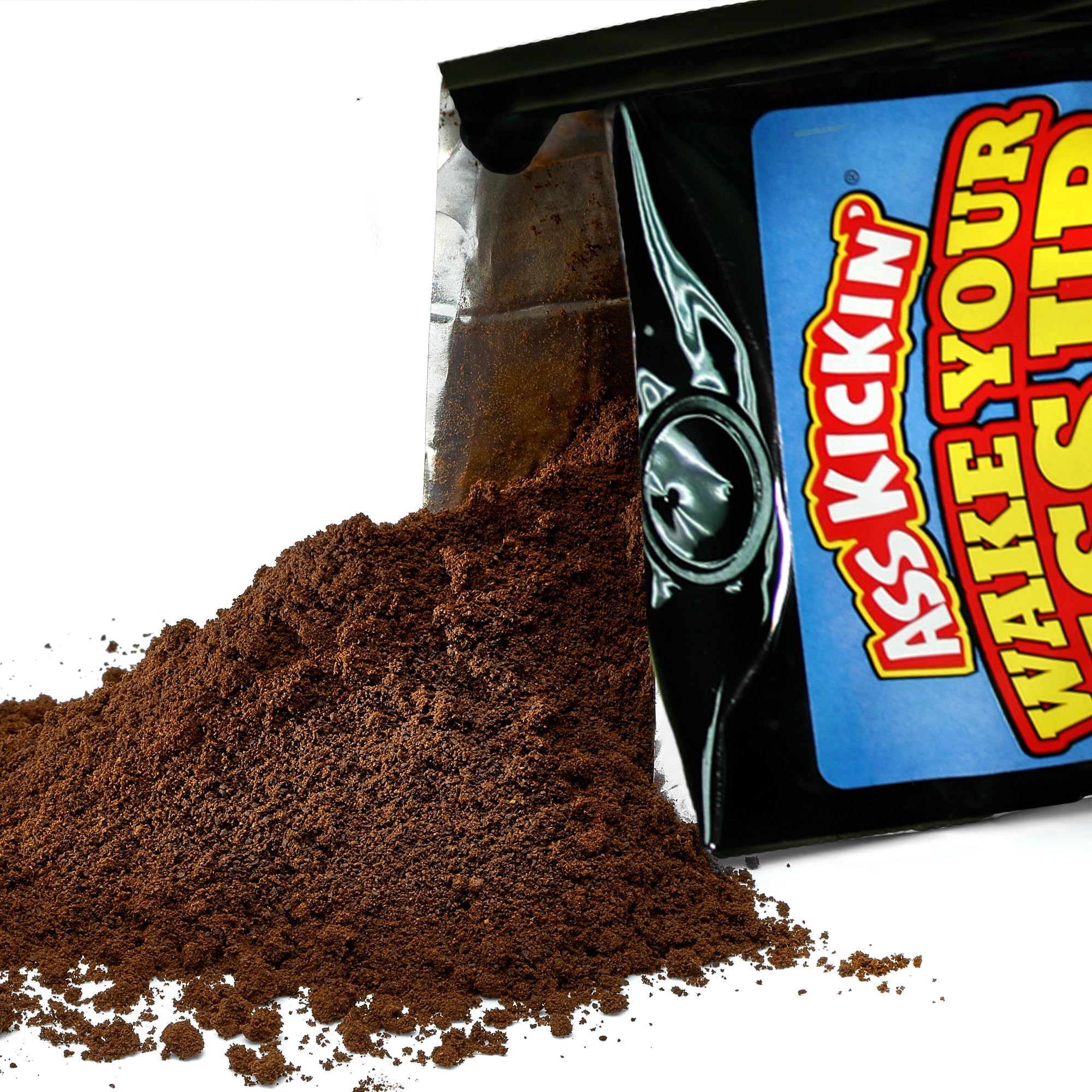 Wake Your Ass Up Extreme Coffee - 1lb Fresh Ground Shade Grown Arabica Bean Coffee - 1 pound
