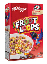 Kellogg's Froot Loops Cereal, 345g/12.2oz, Imported from Canada}