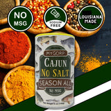 MYGORP Cajun No Salt Season All, 5 oz, Flavorful Salt Free Seasoning for Healthy Cooking