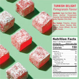 HazerBaba Turkish Delight Candy Pomegranate, 16 Oz (Pack of 1), Dulces