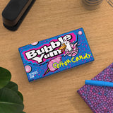 BUBBLE YUM Cotton Candy Flavored Chewy, Bubble Gum Packs, 2.82 oz (12 Count)