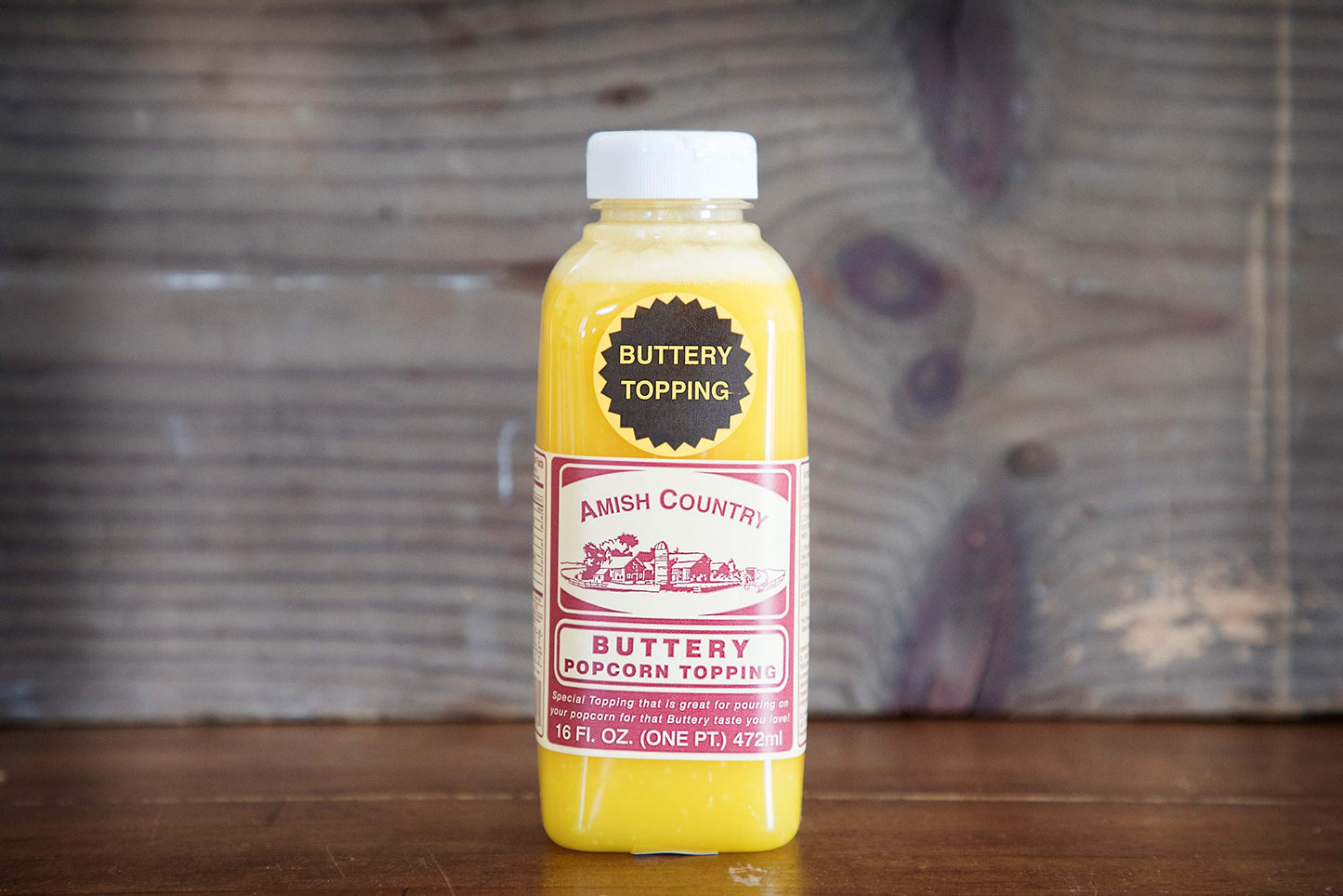 Amish Country Popcorn | Buttery Popcorn Topping | 16 oz Jar | Old Fashioned, GMO Free and Gluten Free (16 oz Jar)