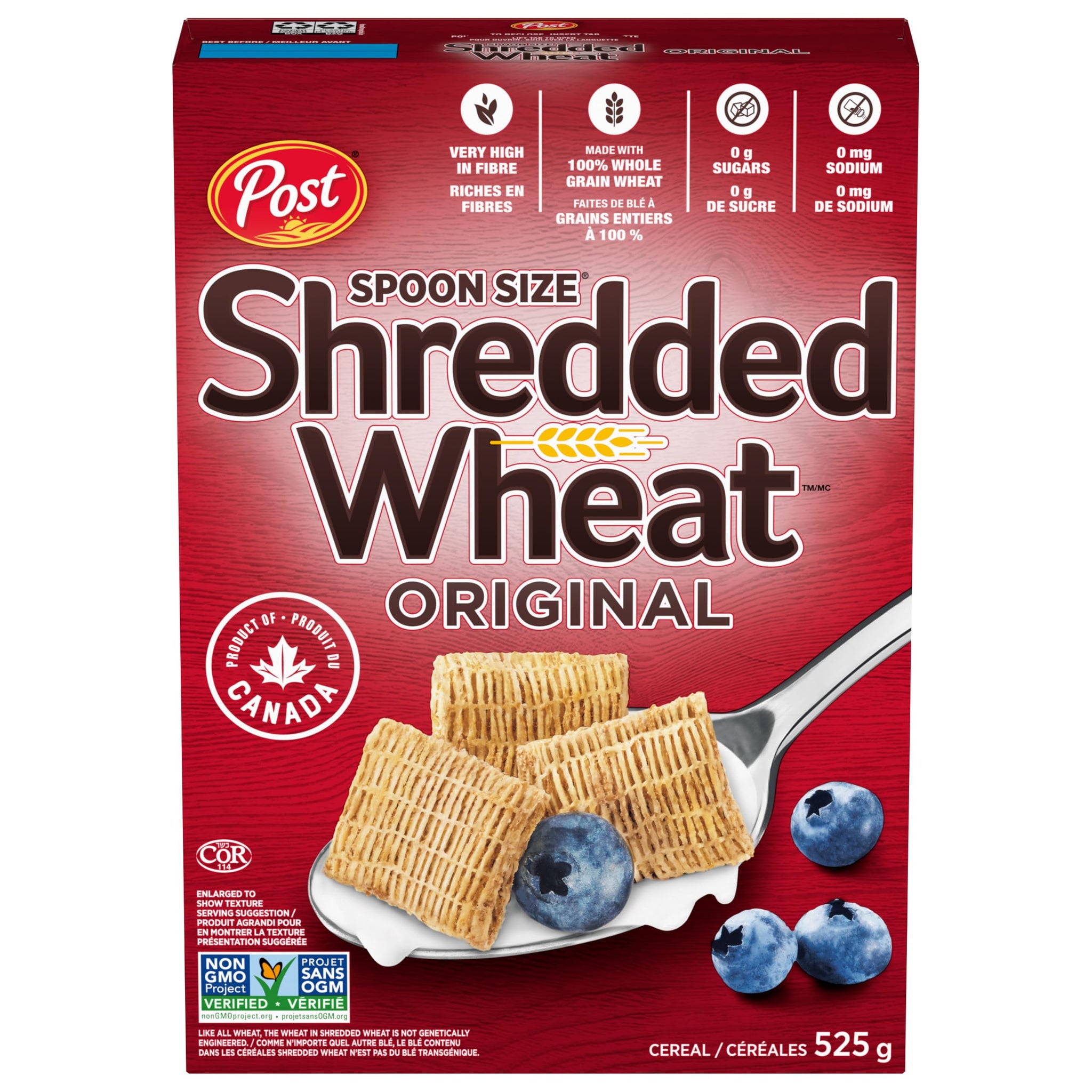 Post Spoon Size Shredded Wheat Original Cereal 525g