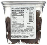 Nassau Candy, Candy Toffee Dark Chocolate Sea Salt, 13.5 Ounce