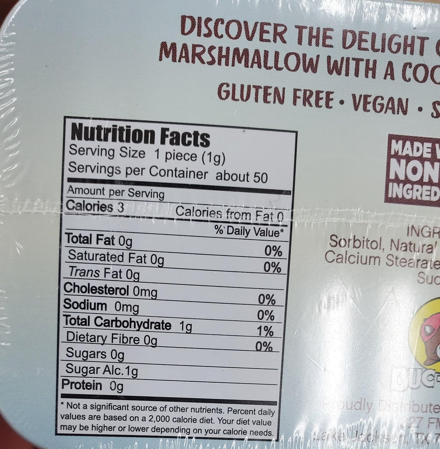 Buc-ee's 2025 Gluten Free & Sugar Free Mints - 50 mints Tin Can, Pack of 5 Non-GMO - Vegan - Soy Free - Natural Flavor (Marshmallow)